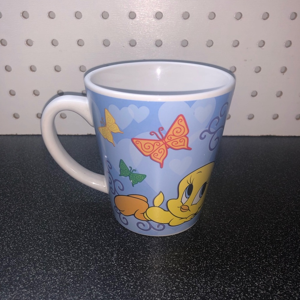 Vintage 2000 Looney Tunes Mom Mug Tweety  Coffee Mug Cup Mothers Cup